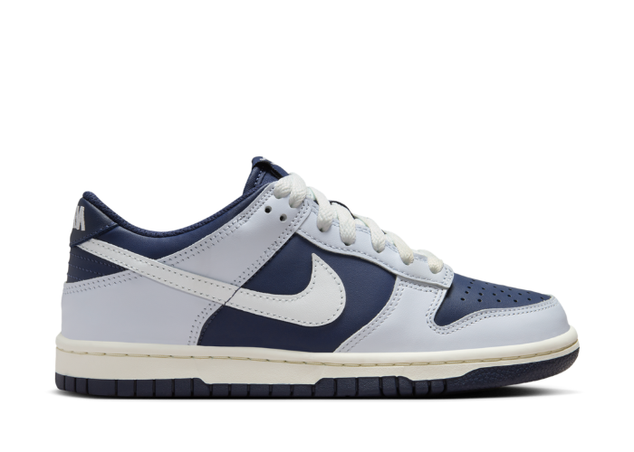 Nike Dunk Low Football Grey Midnight Navy (GS) - FB9109-002